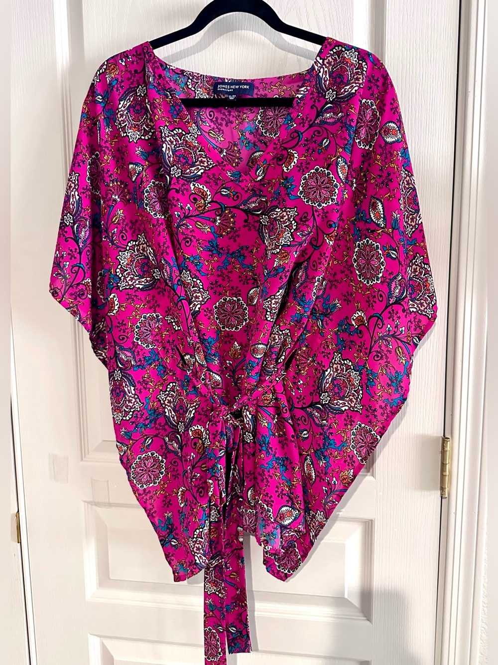 Bright Pink Patterned Top - Picture 2 of 4